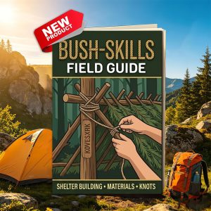 1pc | Field Skills Quick-Reference Guide | 20-Page Practical Content | Lashing & Support | Fire Principles | Signal Crafting | Camping Season Essential Lightweight Tool | 5.5X8.3in | KOVESXRK