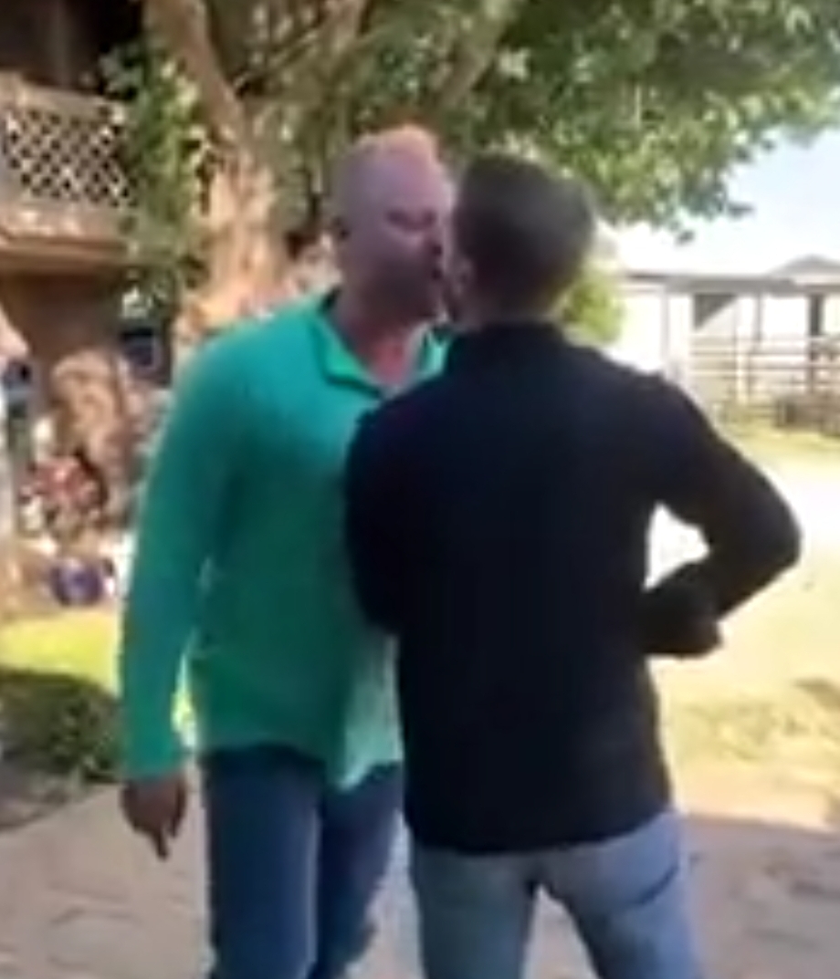 Man gets into dispute on parental visit. 