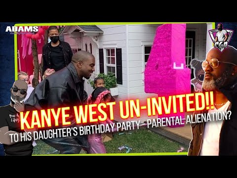 Kanye West being alienated by Kim from childs birthday party CGA