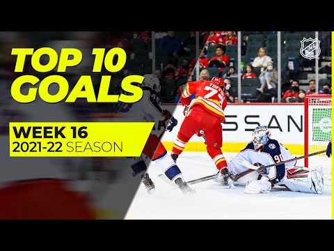 Top 10 Goals from Week 16 of the 202122 NHL Season