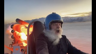 Crazy Rocketman - Riding the 'Beast' jet engine go kart
