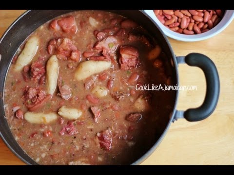 Jamaican Stew Peas Recipe Video