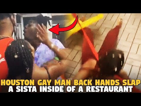 Houston Gay Man Back Hands Slap A Sista 