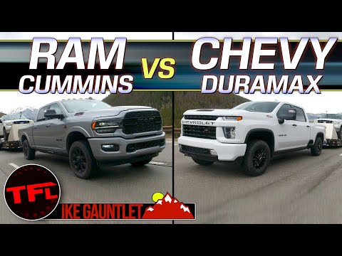 Ram 2500 HD Cummins vs Chevy Silverado HD