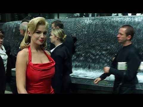 The woman in the red dress _ The Matrix 