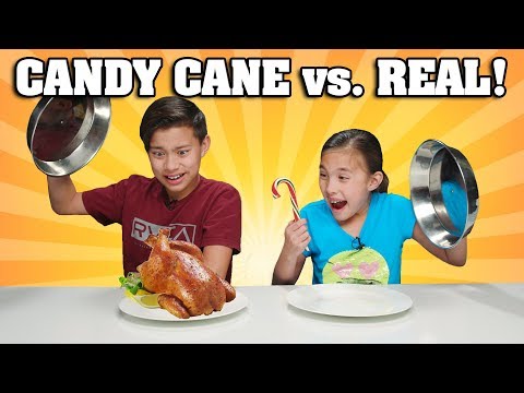 CANDY CANE VS. REAL FOOD CHALLENGE