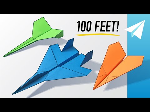 How to Make 3 EASY Paper Airplanes that Fly Far