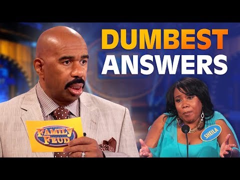 DUMBEST ANSWERS EVER! Steve Harvey is SPEECHLESS!