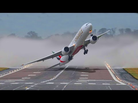 Top Dangerous Airplane Landing & Take Off - Scary Plane Crosswind Landings Compilation