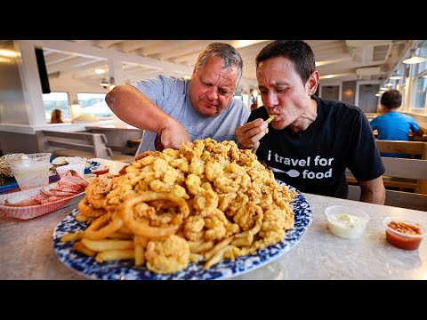$284 Fisherman’s Platter!! KING OF FRIED SEAFOOD in New England